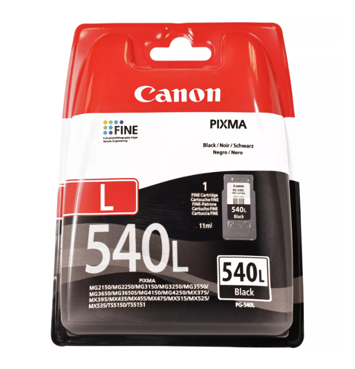 [51450] [5224B010] CANON Cartucho PG540L, MG2150 Negro Blister (sin alarma)
