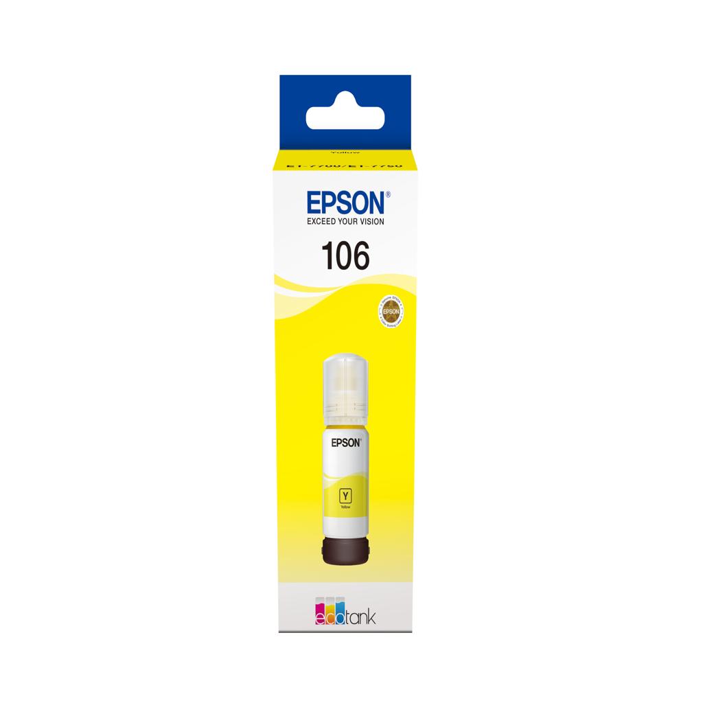 [34020] [C13T00R440] EPSON 106 EcoTank Amarillo ink bottle ET-7700 / ET-7750
