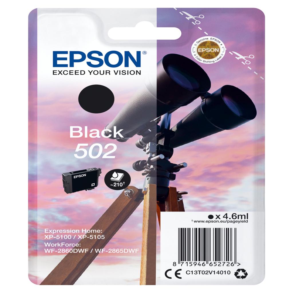 [34542] [C13T02V14020] EPSON Singlepack Black 502 Ink