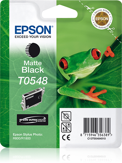 [3923] [C13T05484010] Epson Stylus Photo R-800/1800 Cartucho Negro Mate
