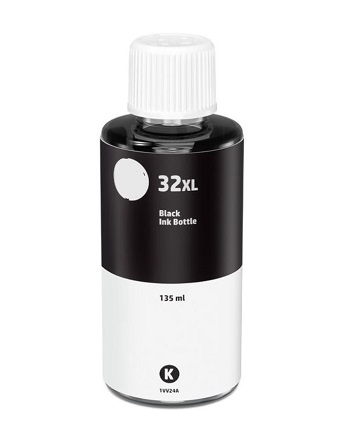 [18666][HPGT32XLBK] Black Pigment 135ML Compa HP 550,655,315,7305,7605,455,457#GT32/53