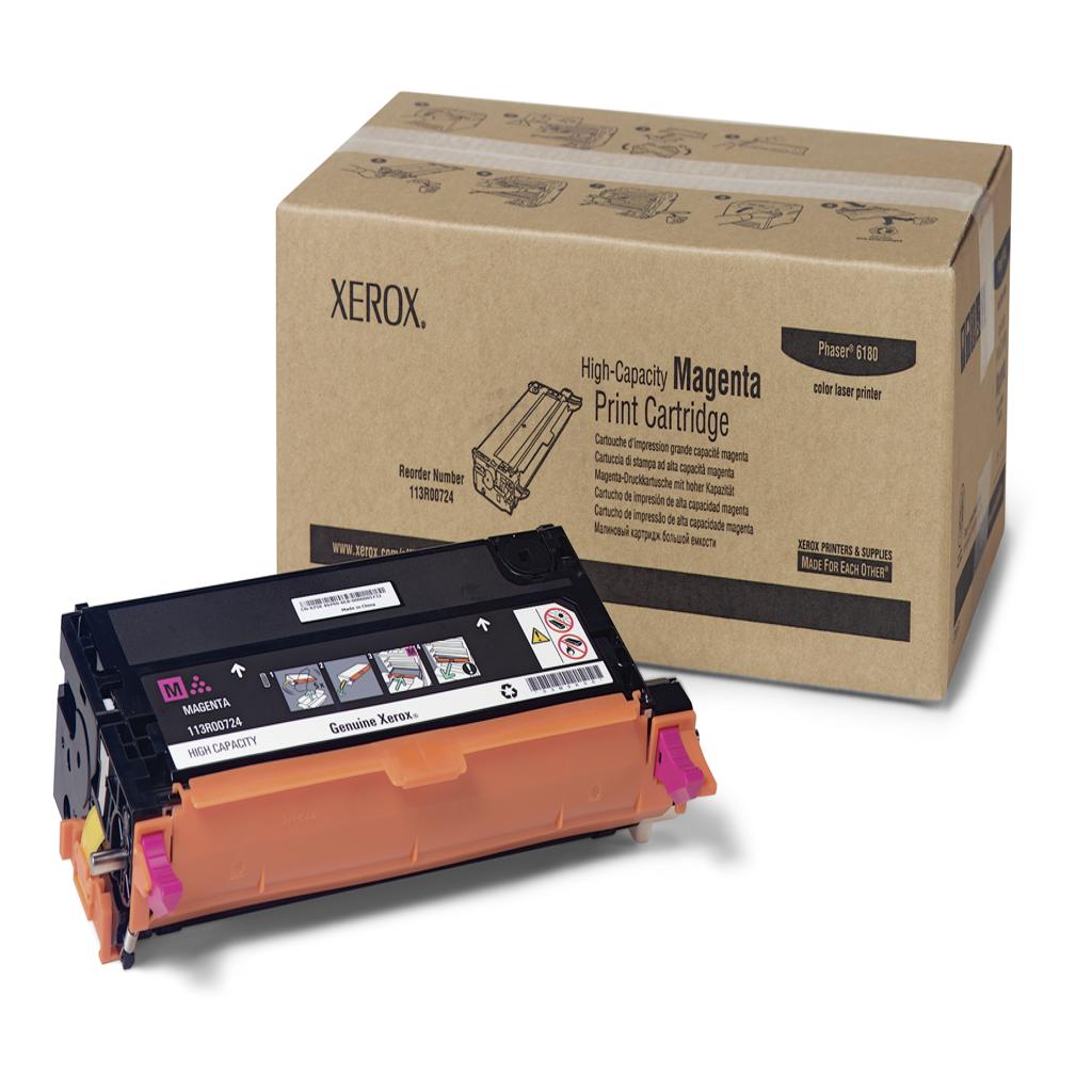 [11522] [113R00724] XEROX TEKTRONIX Phaser 6180 Toner Magenta Alta Capacidad (6.000 pag.)