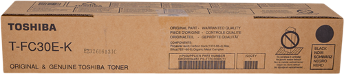 [39651] [6AJ00000282] Toshiba Toner negro T-FC30EK (6AG00004450) para e-STUDIO 2050c, 2550c, 2051, 2551c, 38400 páginas