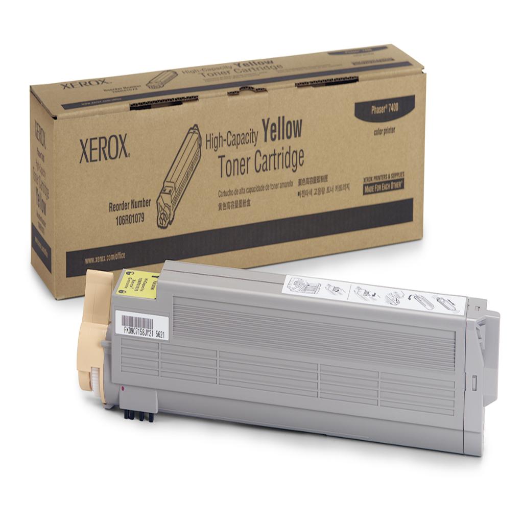 [8933] [106R01079] XEROX Toner TEKTRONIX Phaser 7400 Amarillo gran capacidad