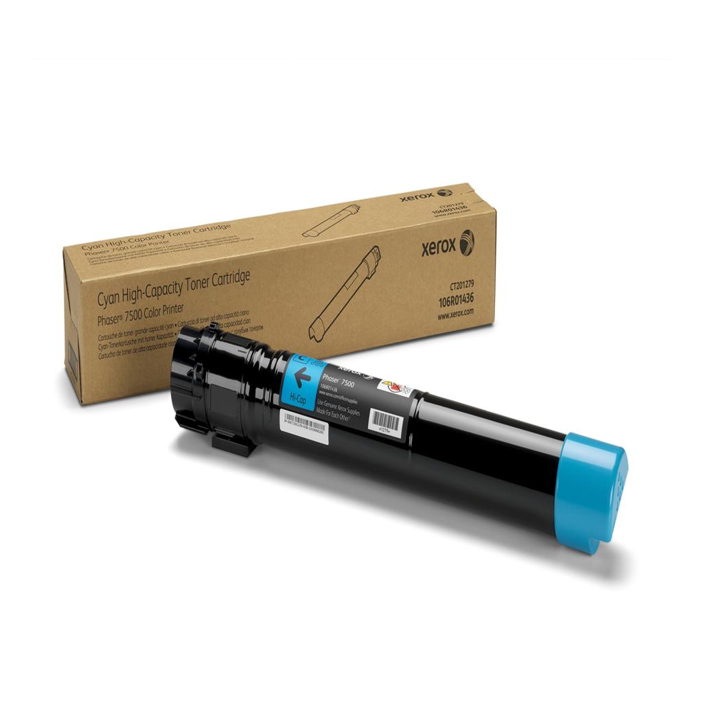 [13026] [106R01436] XEROX TEKTRONIX Phaser 7500 Toner Cian Alta