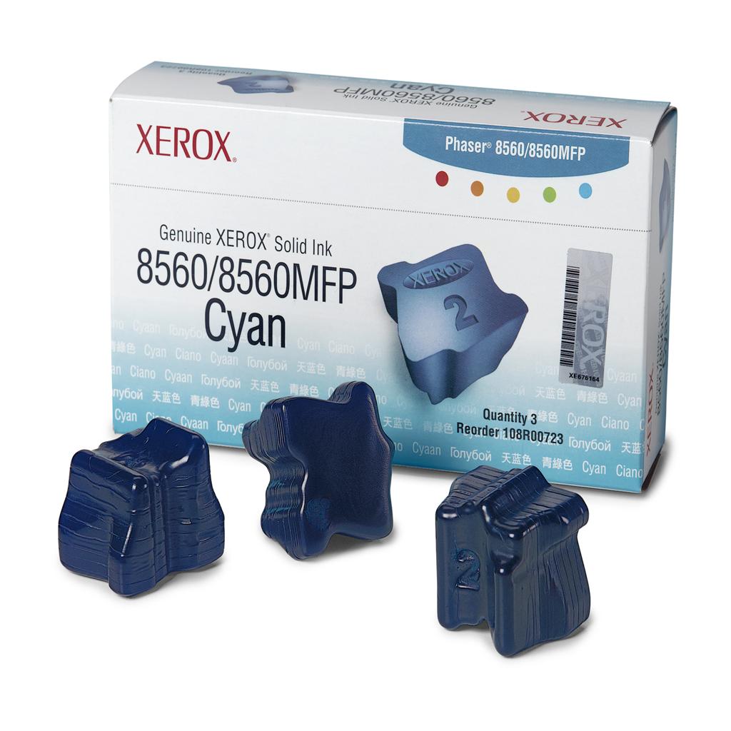 [24981] [108R00723] XEROX Toner TEKTRONIX Phaser 85603 barras Cartucho tinta solida Cian