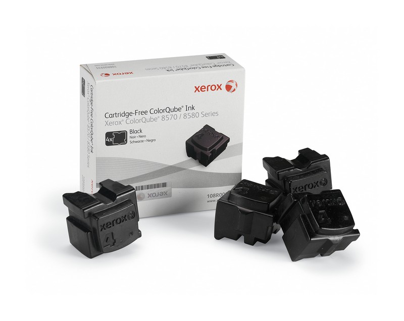 [13372] [108R00935] XEROX TEKTRONIX QUBE8570 Cartucho Cartucho tinta solida Negro (Pack 4)