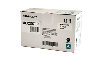 [47397] [MXC30GTC] SHARP Toner MXC300W MXC250F cian 6000 PAGINAS