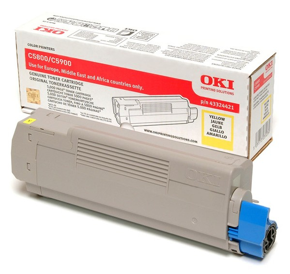 [8759] [43324421] OKI C-5800/C-5900 Toner Amarillo