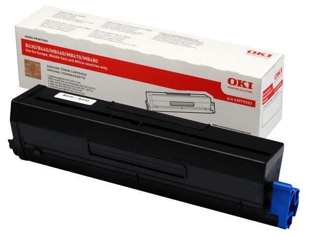 [12401] [43979202] OKI B430d/dn,B440dn/MB460L/MB470L/MB480 Toner 7k