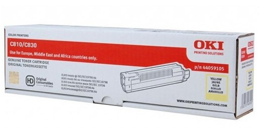 [12534] [44059105] OKI C810/C830/ Toner Amarillo 8k