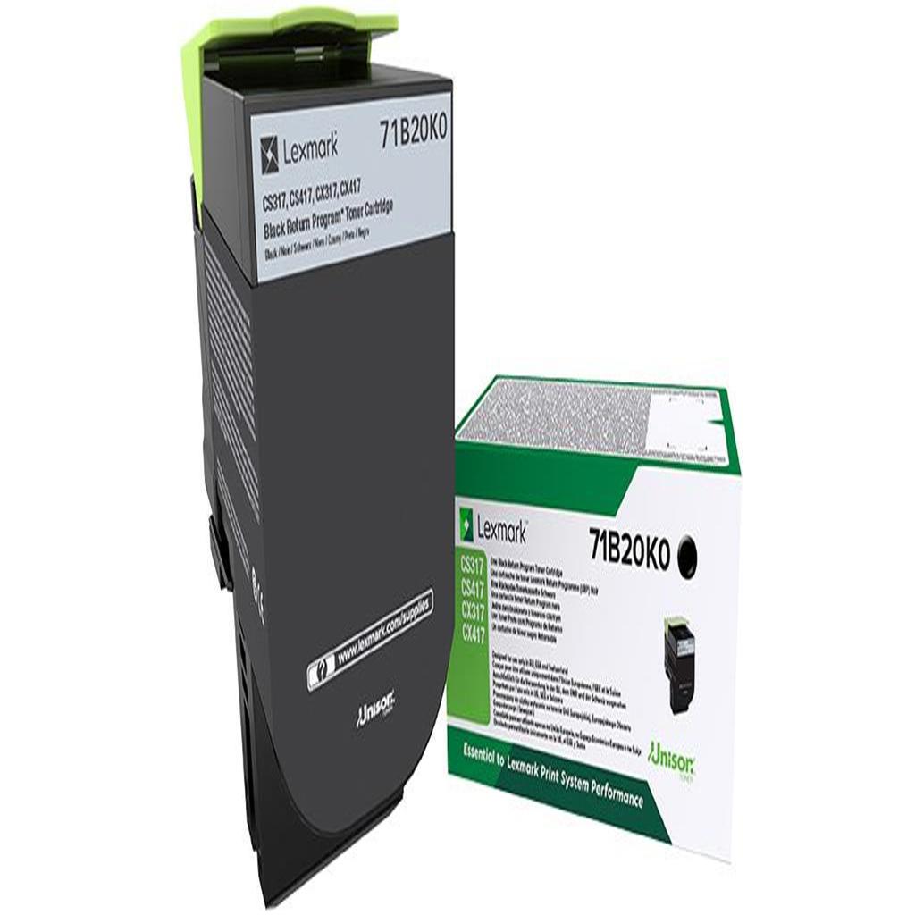 [34164] [71B20K0] LEXMARK TONER 71B20K0 NEGRO