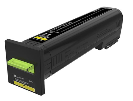 [35402] [72K2XY0] Lexmark CS820 Cartucho de toner amarillo rendimiento extra alto Retornable