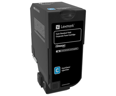 Lexmark CS720, CS725, CX725 Cartucho Corporativo cian (7 000 paginas)