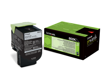 [30495] [80C20K0] LEXMARK 802K Toner Retornable Negro(1k)