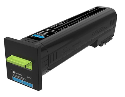 [35548] [82K2XC0] Lexmark CX825, CX860 Cartucho de toner cian rendimiento extra alto Retornable