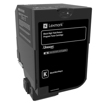 Lexmark CX725 Cartucho de toner negro alto rendimiento Retornable