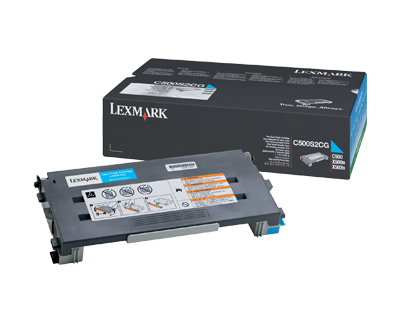 [8873] [C500S2CG] LEXMARK C-500/X500/X502 Toner Cian