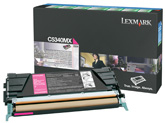 LEXMARK Toner C-534 Retornable Magenta extra alto rendimiento