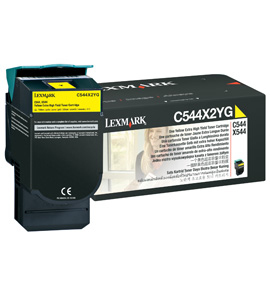 [35607] [C544X2YG] Lexmark C544/546, X544/546 Cartucho toner amarillo Extra Alto Rendimiento (4K)