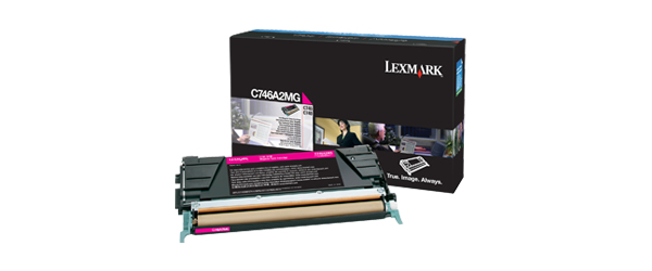 Lexmark C746, C748 Cartucho toner magenta