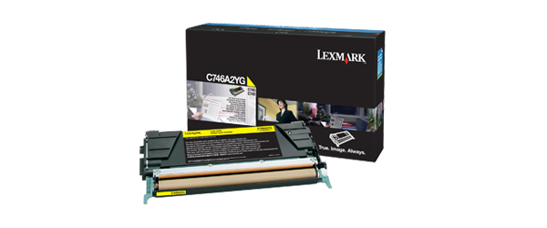 Lexmark C746, C748 Cartucho de toner amarillo