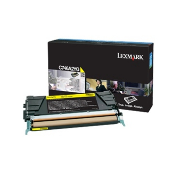 [35620] [C746A3YG] Lexmark C746, C748 Yellow Corporate Cartridge