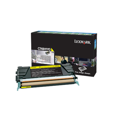 [18054] [C748H1YG] LEXMARK TONER LASER AMARILLO RETORNABLE C/748DE/748DTE/748E