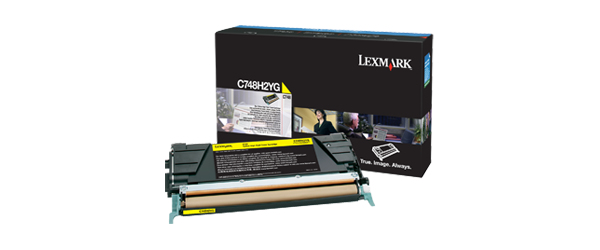 [35624] [C748H2YG] Lexmark C748 Cartucho de toner amarillo Alto Rendimiento