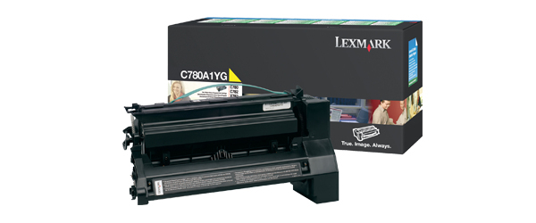 [11424] [C780A1YG] LEXMARK C-780/C-782/X-782 Cartucho de impresion Amarillo retornable (6.000 pag.)