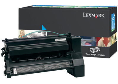 [11525] [C780H1CG] LEXMARK C-780/C-782/X-782 Cartucho de impresion Cian retornable (10.000 pag.)