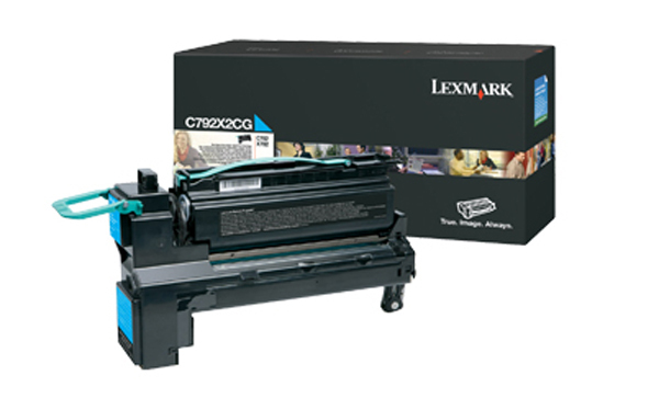 Lexmark C792 Cartucho de impresion cian Extra Alto Rendimiento (20K)