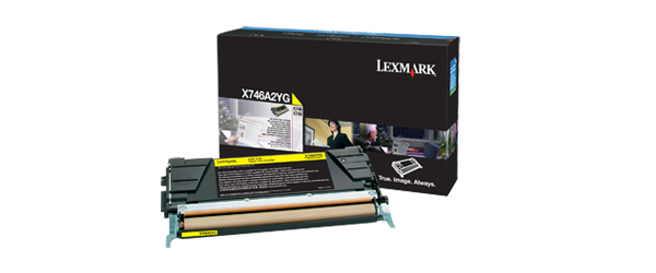 Lexmark X746, X748 Cartucho de toner amarillo
