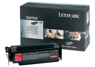 [35217] [12A8544] Lexmark T420 Cartucho de impresion Alto Rendimiento Retornable Corporate (10K)
