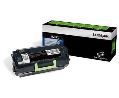 Lexmark 522XL Cartucho de toner de rendimiento extra alto del Programa de devolucion para etiquetas
