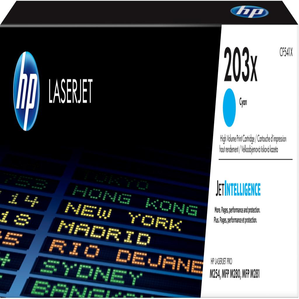 [32751] [CF541X] HP LaserJet M254,M280,M281 Toner Cian Alta 203X