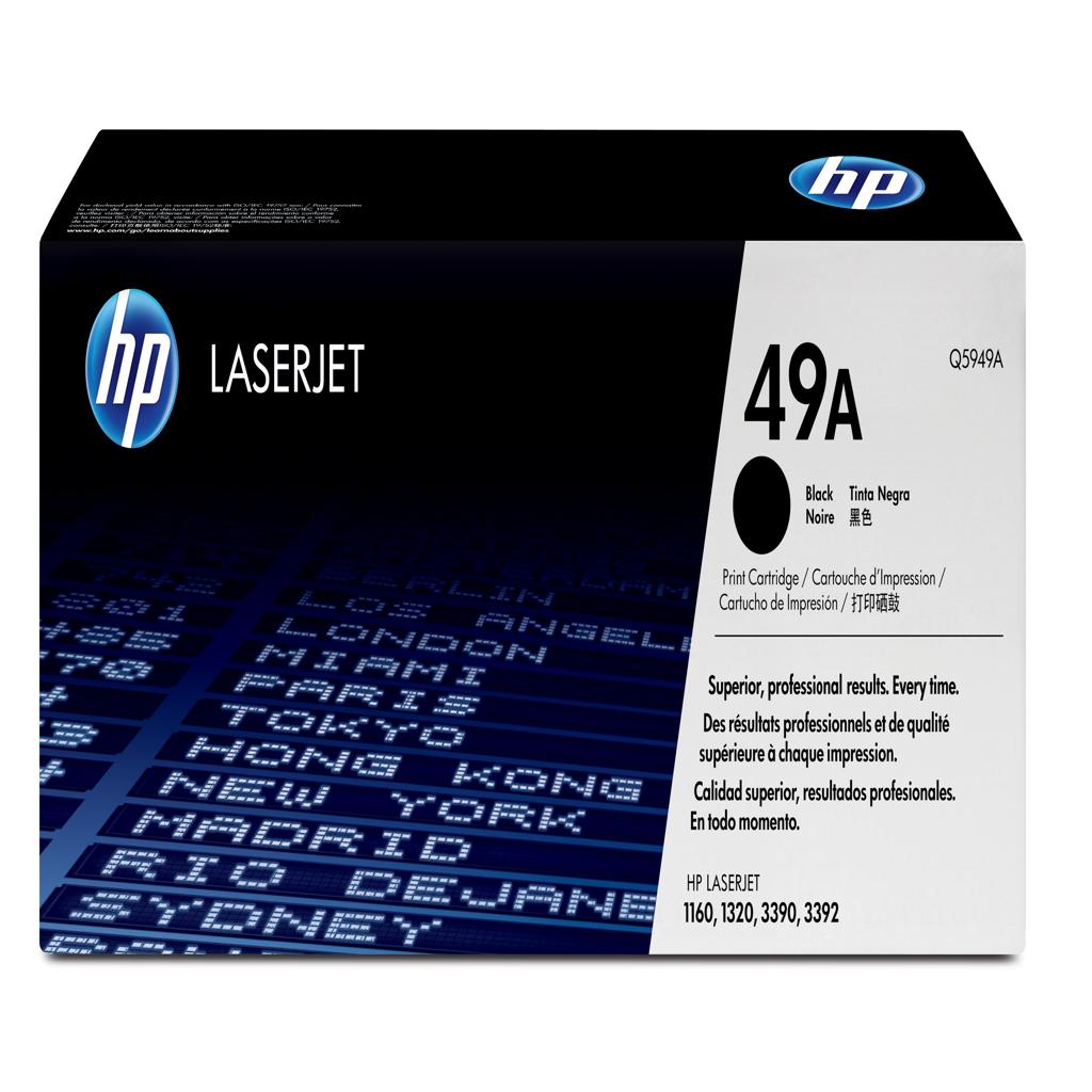 [3140] [Q5949A] HP Laserjet 1160/1320, Toner Negro, 2.500 Paginas