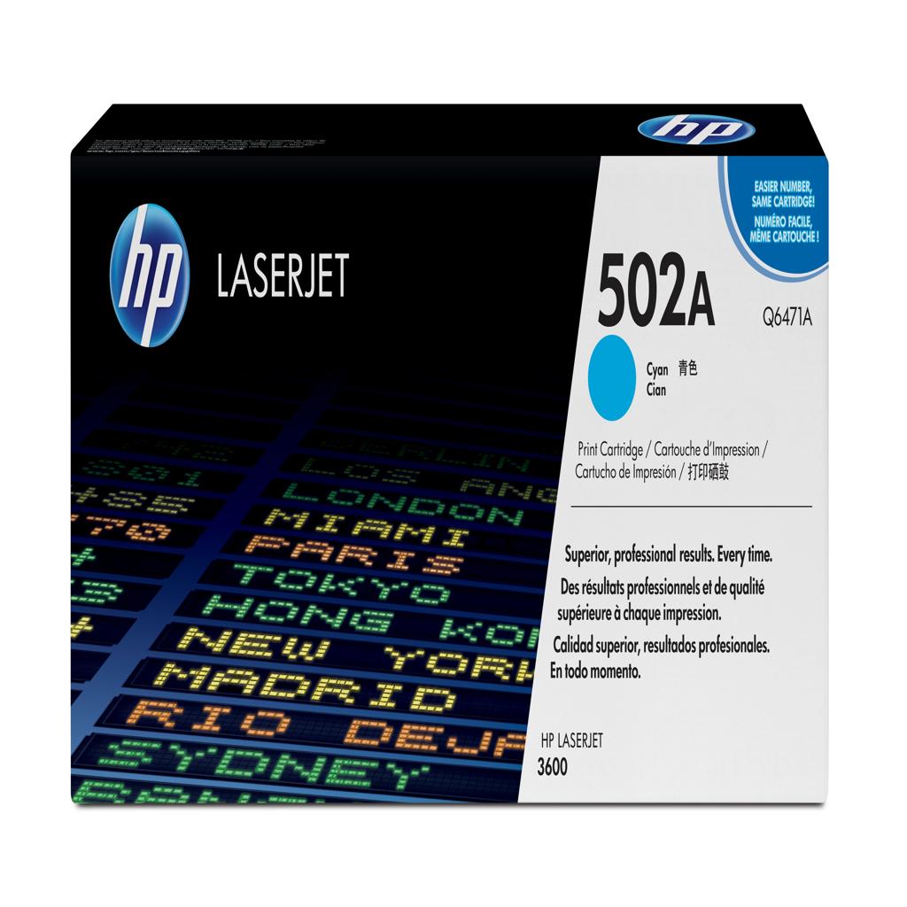 HP Laserjet Color 3600 Toner Cian, 4.000 Páginas - DESCATALOGADO