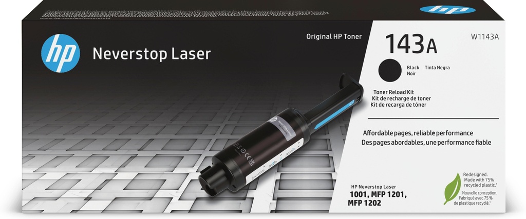 [38816] [W1143A] HP 143A Kit de recarga de toner Neverstop