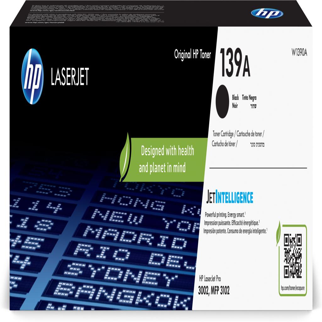 [47535] [W1390A] HP Toner 139A Negro para laserJet Pro 3001/3002