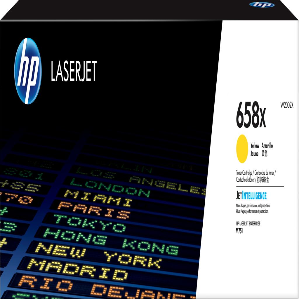 HP LaserJet Enterprise M751 Toner Amarillo Alta 658X