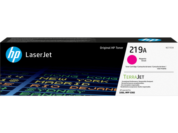 [59458] [W2193A] HP 219A Magenta Original LaserJet Toner Cartridge