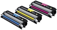 KONICA MINOLTA Magic Color 160016501690 Pack Toner Cian Magenta y Amarillo