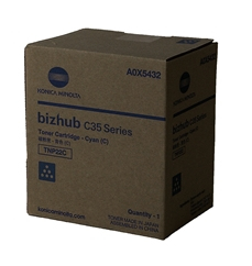 [38346] [A0X5432] KONICA MINOLTA Toner BIZHUB C35 CYAN/A0X5432