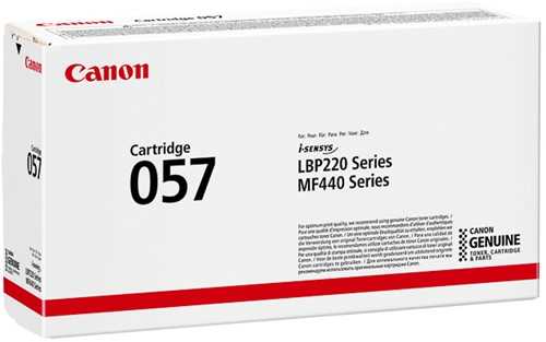 CANON Toner negro 057 i-SENSYS LBP223 LBP226 MF443 MF445
