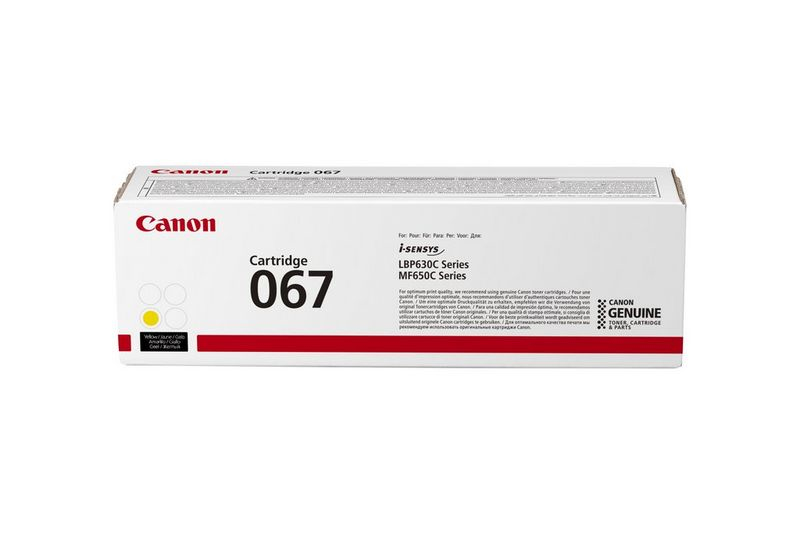 CANON - TONER 067 Y: AMARILLO 1.250P.