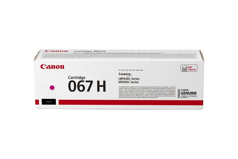 CANON Toner 067H magenta, i-SENSYS LBP631 LBP633 MF651 MF655 MF657 2.350p.