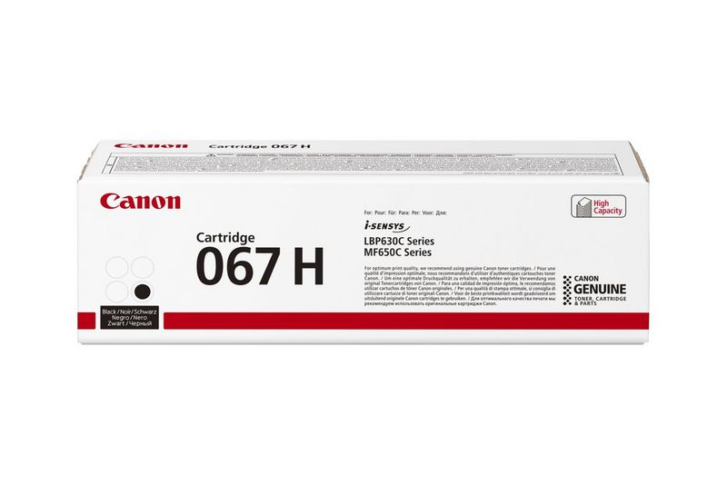 CANON Toner 067H negro, i-SENSYS LBP631 LBP633 MF651 MF655 MF657 3.130p.