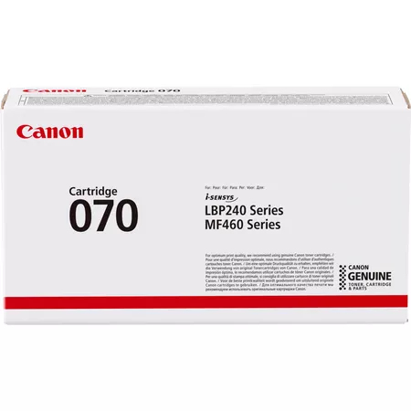 CANON Toner 070: LBP243 LBP246 MF461 MF463 MF465 Black 3.000p.