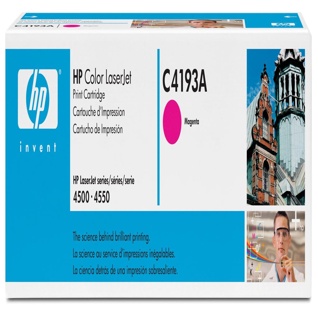 [7243] [C4193A] HP Laserjet Color 4500/4500N/4500DN/4550/4550N/4550DN Toner Magenta, 6.000 Paginas- Descatalogado